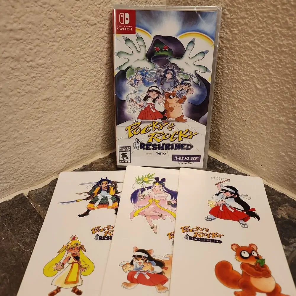 Game - Pocky & Rocky: Reshrined [w/ sticker sheets] (NEW) - SWITCH